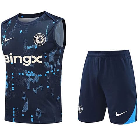 Debardeur Chelsea 2024/25 Bleu+Short