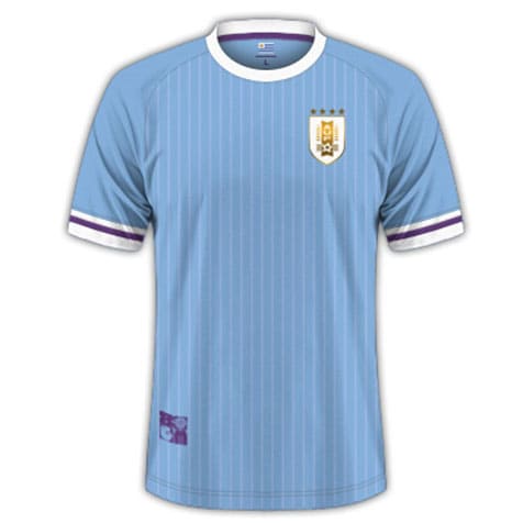 Maillot Uruguay Domicile 2024 Bleu