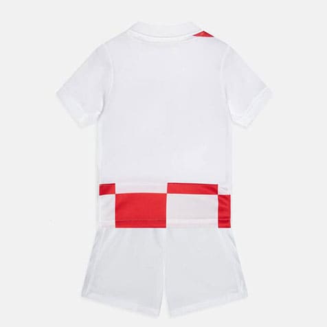 Maillot Croatie Domicile 2024 Enfant Rouge Blanc