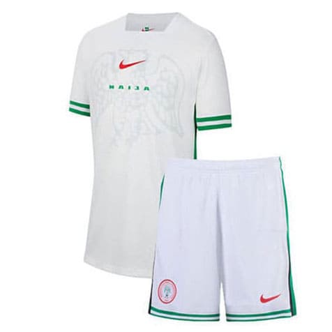 Maillot Nigeria Domicile 2024 Enfant Blanc