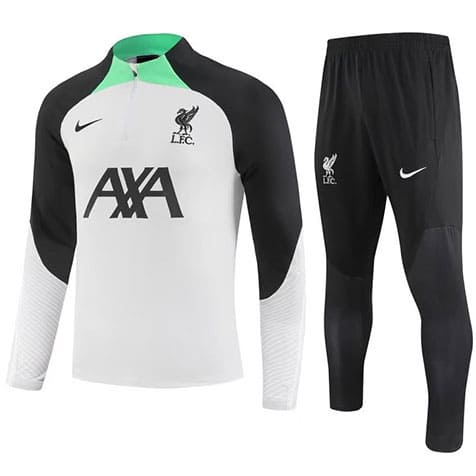 Training Top+Pantalon Liverpool 2023/24 Blanc Noir Training Top+Pantalon Liverpool 2023/24 Blanc Noir