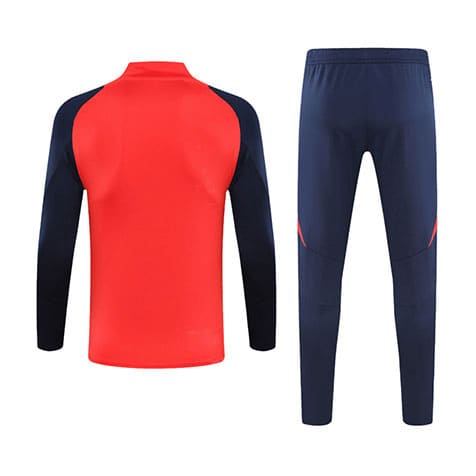 Training Top+Pantalon Manchester United 2024/25 Rouge Bleu