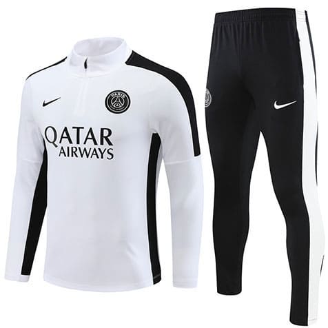 Training Top+Pantalon PSG 2023/24 Blanc Noir Training Top+Pantalon PSG 2023/24 Blanc Noir