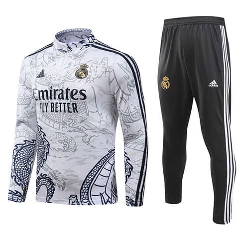 Training Top+Pantalon Real Madrid Blanc Noir 2023/24 Training Top+Pantalon Real Madrid Blanc Noir 2023/24